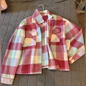 Plaid Jacket in spring Colors